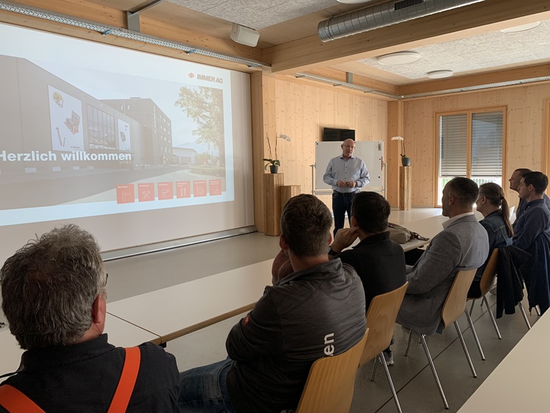 Peter Trachsel, Immer AG begrüsst den CEO-Club