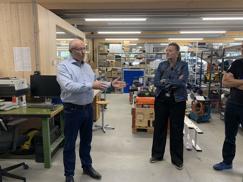 Peter Trachsel, Immer AG stellte dem CEO-Club den Reparatur- und Servicecenter vor