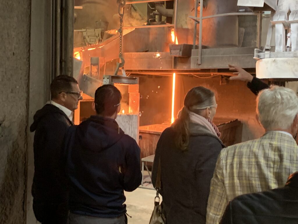 Exkursion vom CEO-Club bei der Nottaris AG in Oberburg