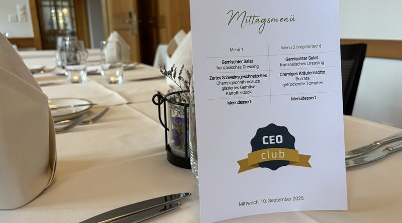 Businesslunch vom CEO-Club
