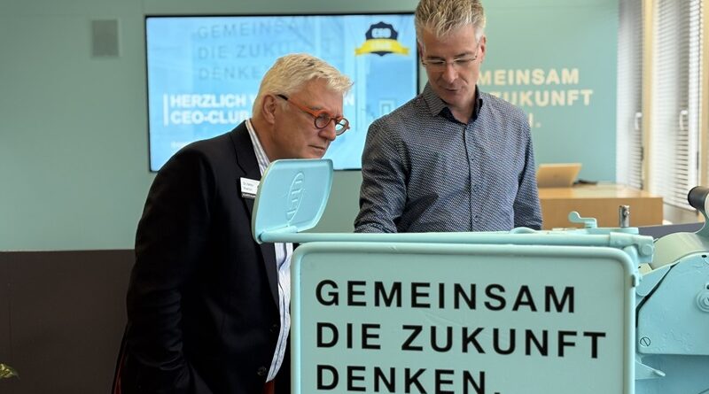 Exkursion CEO-Club bei der Druckerei Ast & Fischer AG in Wabern bei Bern