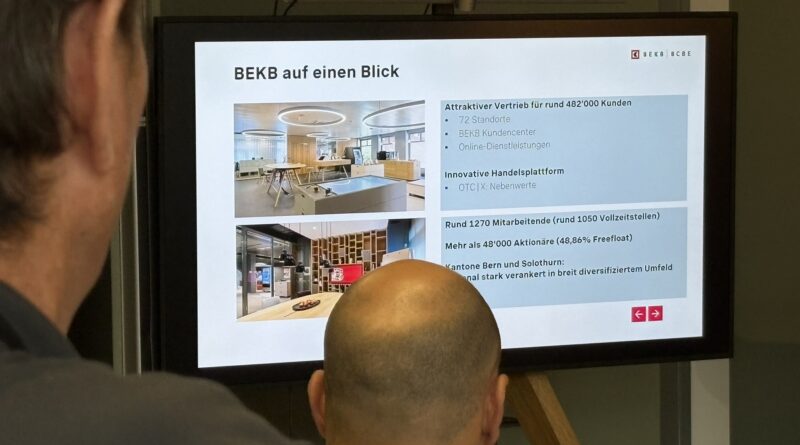 Exkursion vom CEO-Club in das Handelszentrum der BEKB und lernte auch Devisenmanagement KMU Schweiz kennen